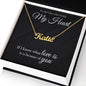The One Who Holds My Heart | Personalize Name Necklace