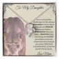 To My Daughter/ Forever Love Necklace