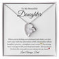 To My Beautiful Daughter | Forever Love Necklace