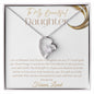 To My Beautiful Daughter | Forever Love Necklace