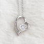 To My Beautiful Girlfriend | Forever Love Necklace