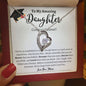 To My Amazing Daughter | Forever Love Necklace