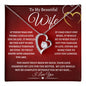 To My Beautiful Wife 2 | Forever Love Necklace