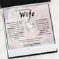 To My Amazing Wife/ Forever Love Necklace