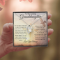 To My Loving Granddaughter/ Forever Love Necklace