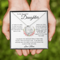 To My Beautiful Daughter/ Forever Necklace
