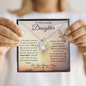 To My Love Daughter I will always Love You/ Forever Love Necklace