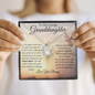 To My Loving Granddaughter/ Forever Love Necklace