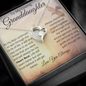 To My Loving Granddaughter/ Forever Love Necklace