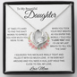 To My Beautiful Daughter/ Forever Necklace