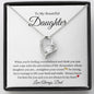 To My Beautiful Daughter | Forever Love Necklace