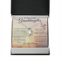 To My Loving Granddaughter/ Forever Love Necklace