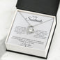 To My Soulmate I Love You/ Forever Love Necklace