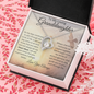 To My Loving Granddaughter/ Forever Love Necklace