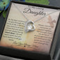 To My Love Daughter I will always Love You/ Forever Love Necklace