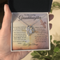 To My Loving Granddaughter/ Forever Love Necklace