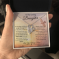 To My Love Daughter I will always Love You/ Forever Love Necklace