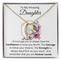 To My Amazing Daughter/Forever Love Necklace