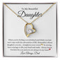 To My Beautiful Daughter | Forever Love Necklace
