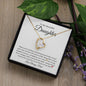To My Beautiful Daughter | Forever Love Necklace