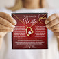 To My Beautiful Wife 2 | Forever Love Necklace