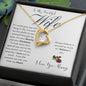 To My Beautiful Wife | Forever Love Necklace