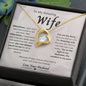 To My Amazing Wife/ Forever Love Necklace