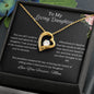 To My Loving Daughter |Forever Love Necklace