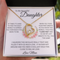 To My Beautiful Daughter/ Forever Necklace
