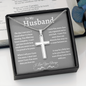 To My Husband/ Cross Necklace