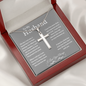 To My Husband/ Cross Necklace