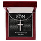 To My Son | Cross Necklace