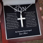 To My Son | Cross Necklace